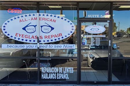 all american eyeglass repair locations.